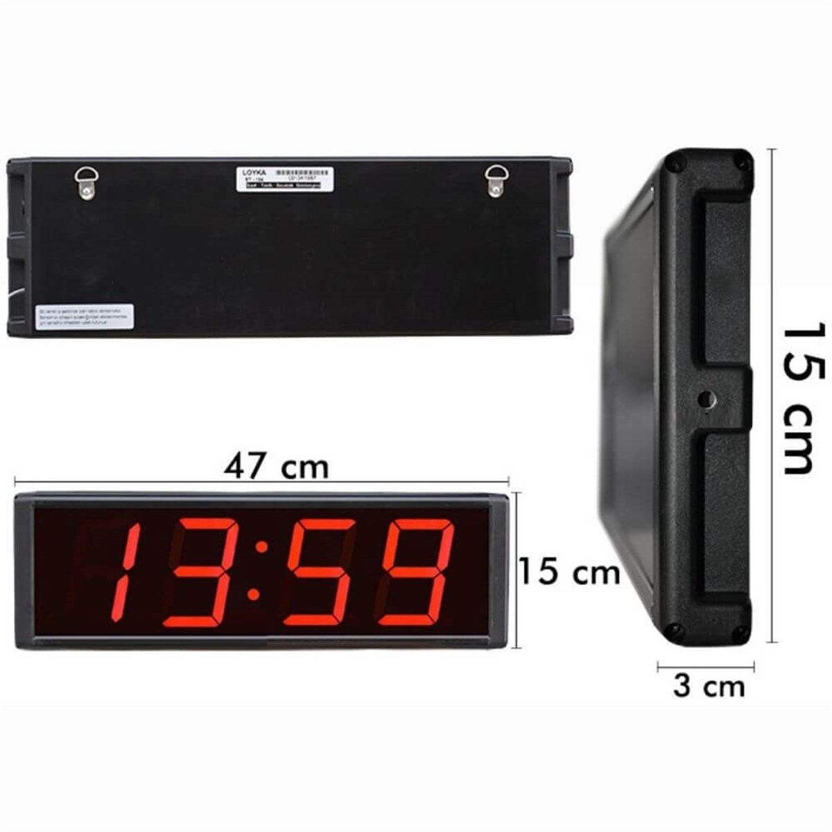 Loyka STN-104 Işıklı Termometre Saat (Sıcaklık+Nem+Saat) | zoofarm.com.trLoyka STN-104 Işıklı Termometre Saat (Sıcaklık+Nem+Saat) TÜM ÖLÇÜM CİHAZLARILOYKA zoofarm