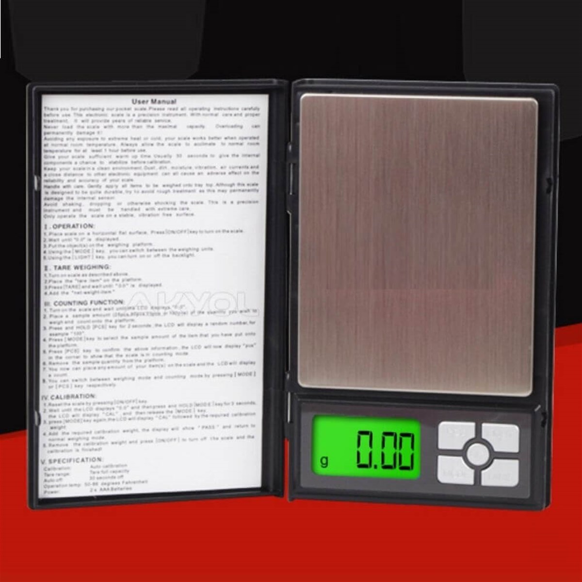 Notebook Kapaklı Cep Terazisi - Hassasiyet: 0,01 gr. Max: 500 gr. | zoofarm.com.trNotebook Kapaklı Cep Terazisi - Hassasiyet: 0,01 gr. Max: 500 gr. TÜM ÖLÇÜM CİHAZLARILOYKA zoofarm