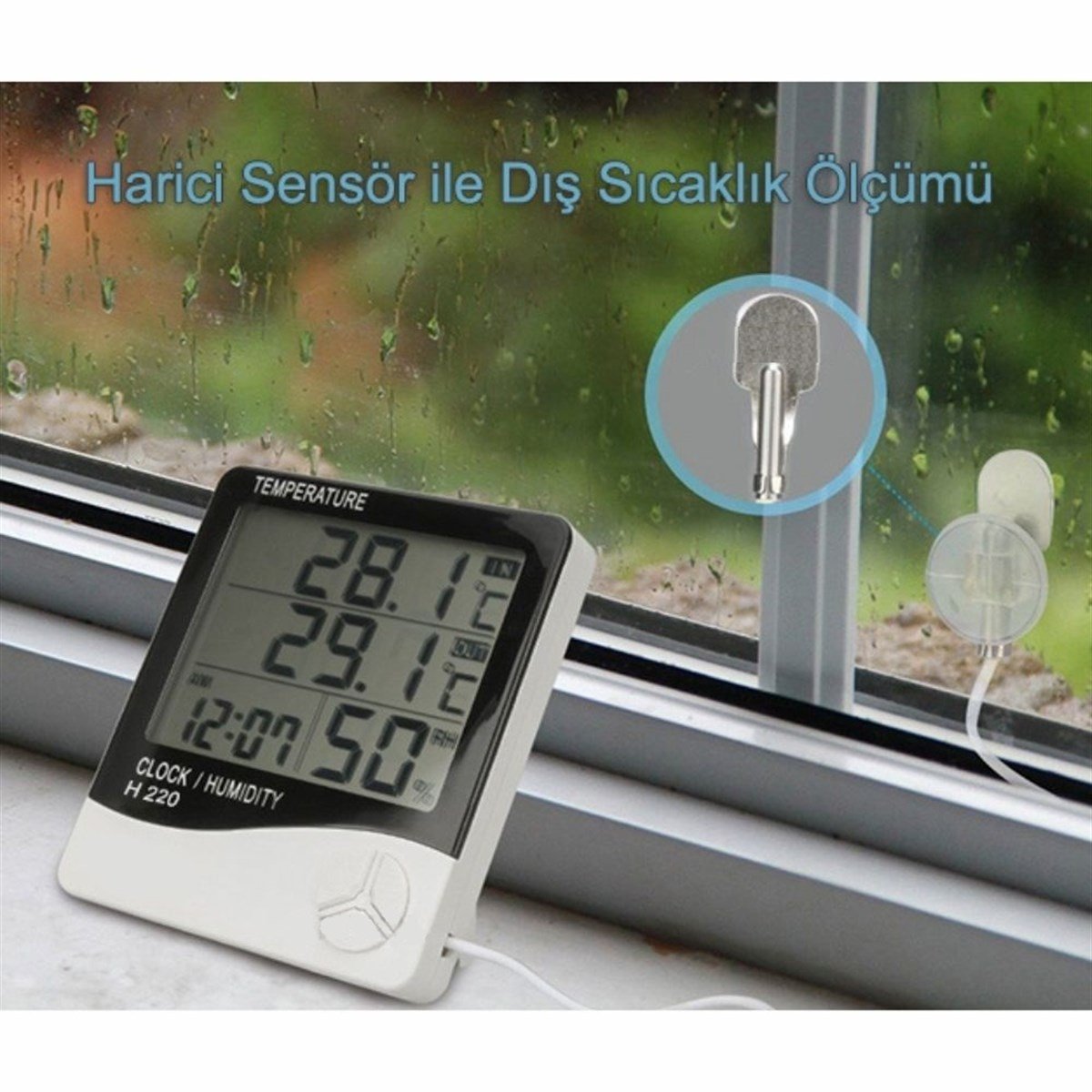 OEM H220 İç Ortam Nem ve Sıcaklık, Dış Ortam Sıcaklık Ölçer HTC-2 | zoofarm.com.trOEM H220 İç Ortam Nem ve Sıcaklık, Dış Ortam Sıcaklık Ölçer HTC-2 TÜM ÖLÇÜM CİHAZLARIOEM zoofarm