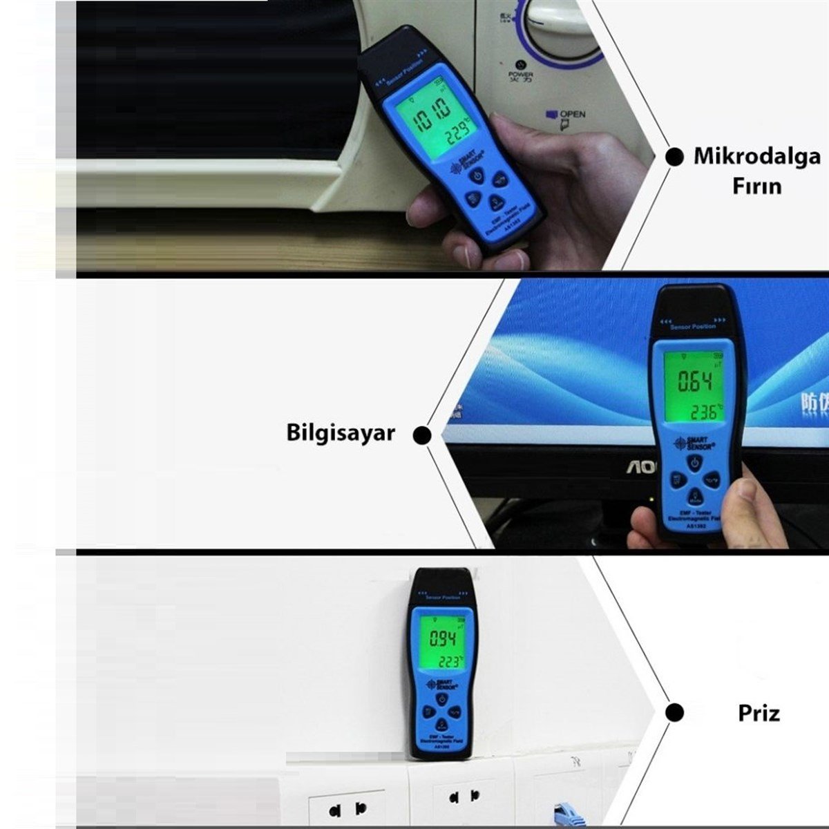 Smart Sensor AS 1392 Radyasyon Ölçer EMF Cihazı | zoofarm.com.trSmart Sensor AS 1392 Radyasyon Ölçer EMF Cihazı NEM ÖLÇERSMART zoofarm