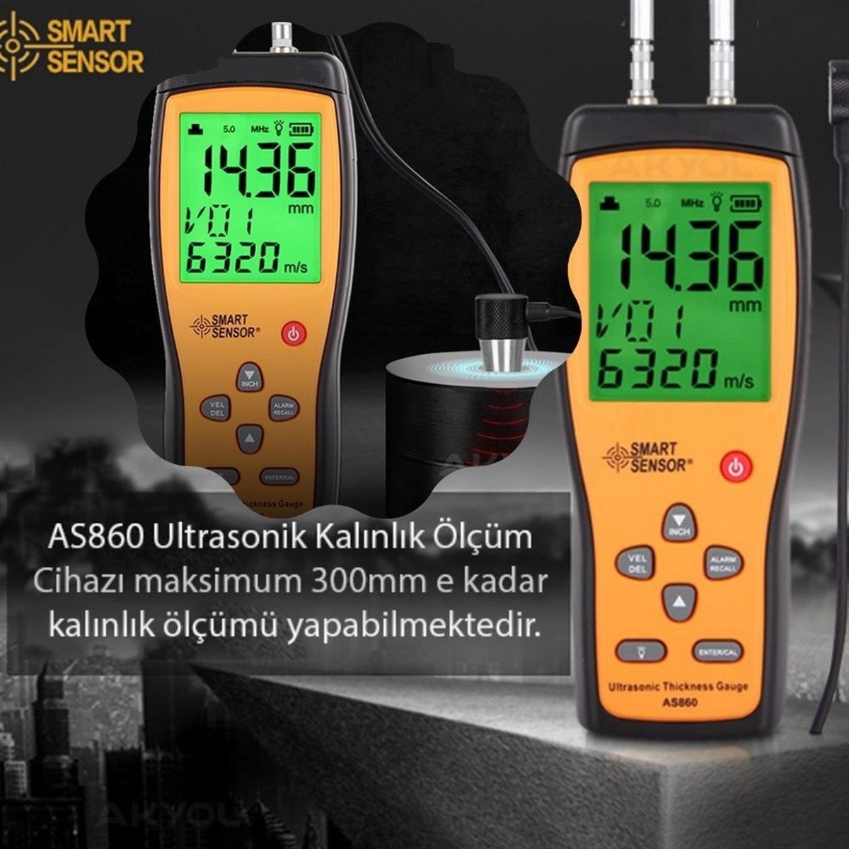 Smart Sensor AS 860 Ultrasonik Kalınlık Ölçer | zoofarm.com.trSmart Sensor AS 860 Ultrasonik Kalınlık Ölçer KALINLIK ÖLÇERSMART zoofarm