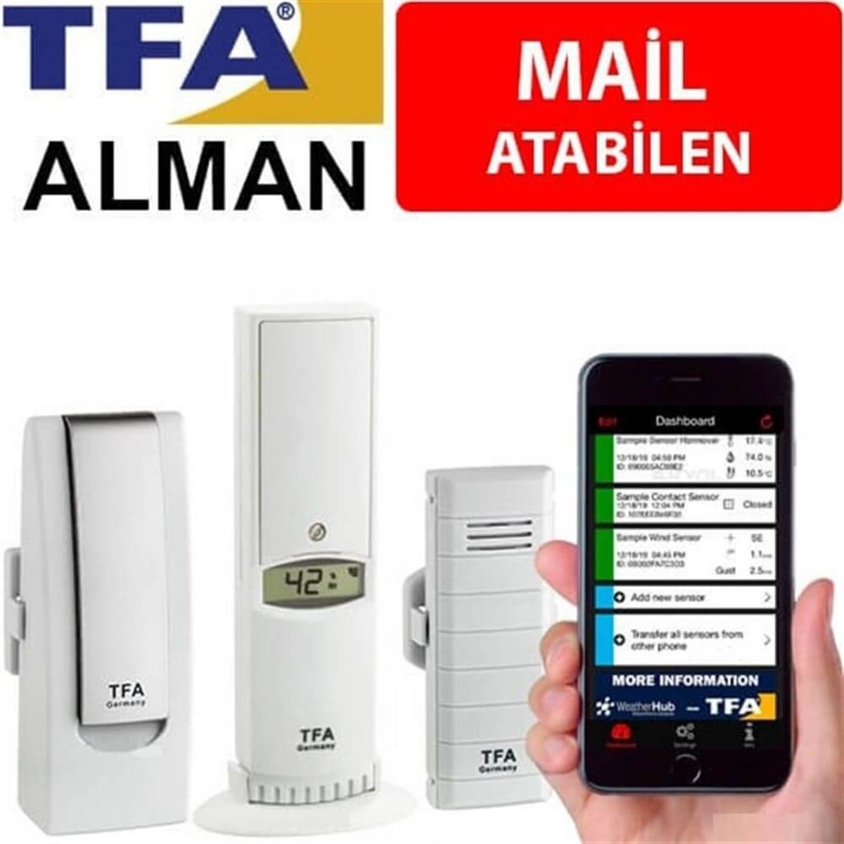 TFA WH401-BM SET Akıllı Sıcaklık ve Nem Ölçer | zoofarm.com.trTFA WH401-BM SET Akıllı Sıcaklık ve Nem Ölçer TÜM ÖLÇÜM CİHAZLARITFA zoofarm