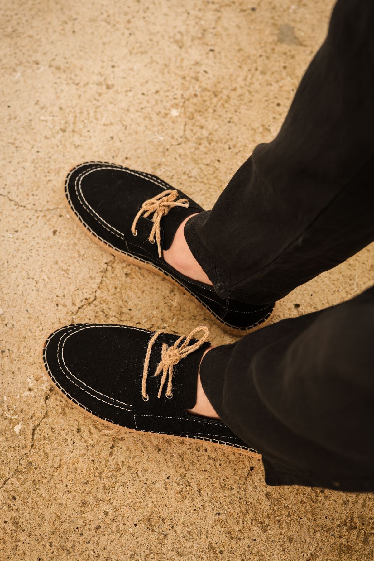 Espadril Siyah for Men Günlük Ayakkabı