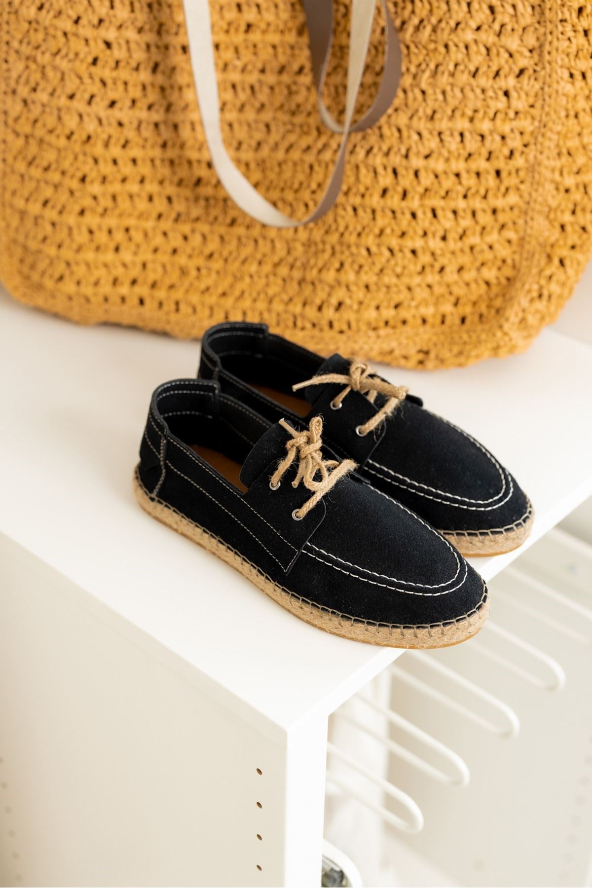 Espadril Siyah for Men Günlük Ayakkabı