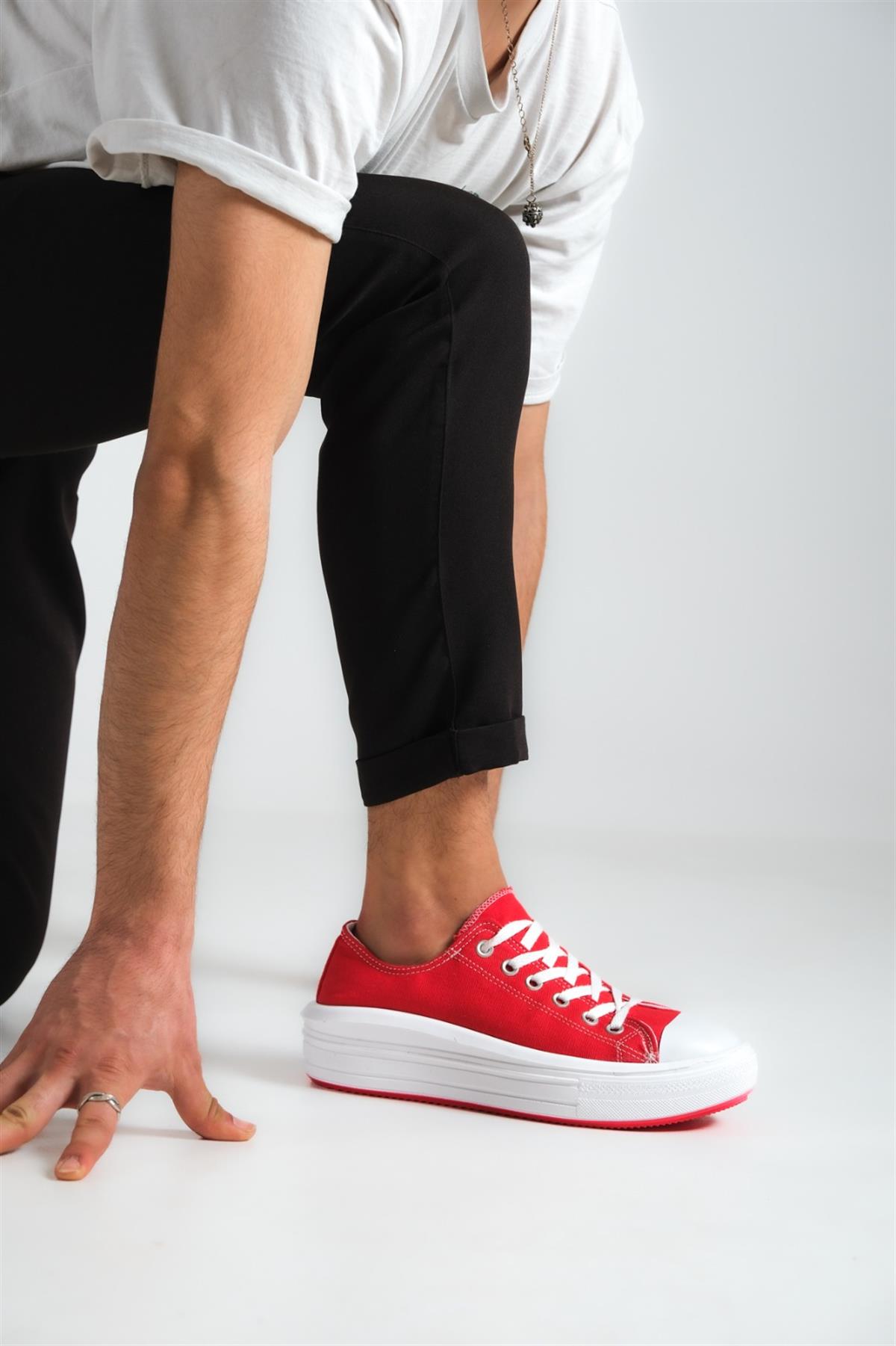 Gwen Kırmızı Erkek Sneaker