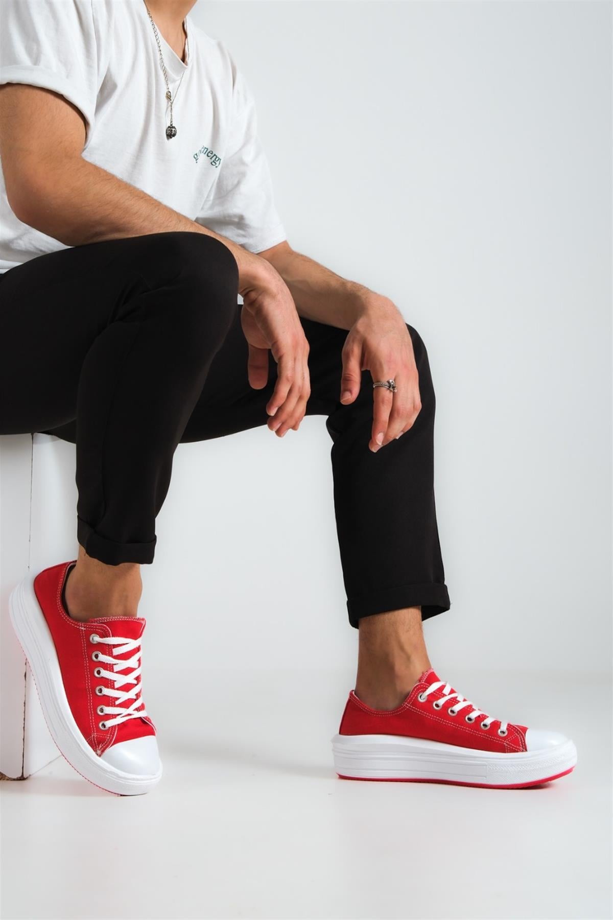 Gwen Kırmızı Erkek Sneaker