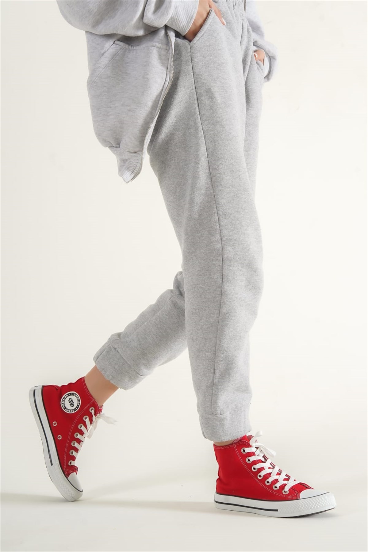 Gwenliza Europe Canvas Kırmızı Unisex Renkli Taban Spor Ayakkabı