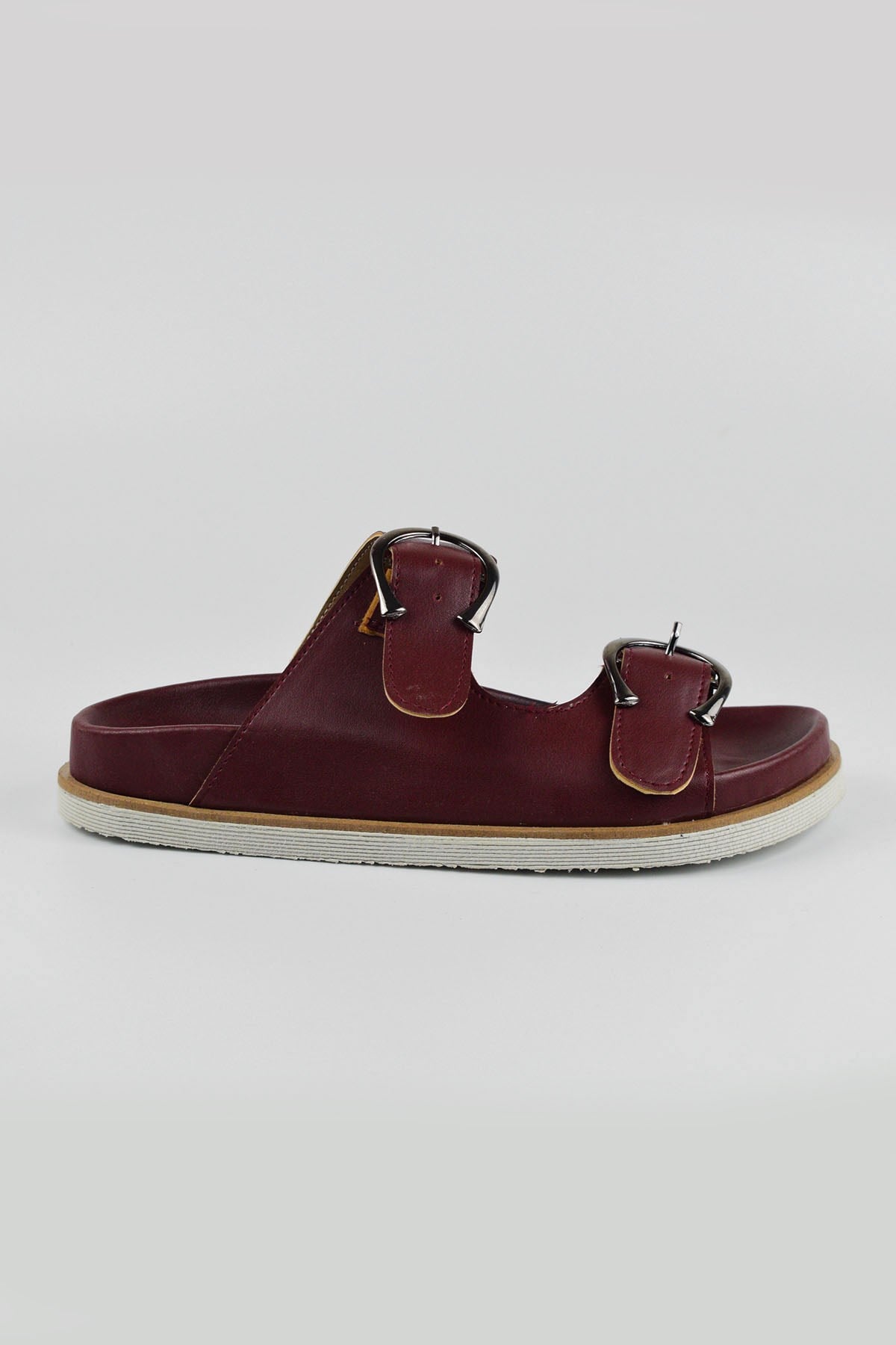 Gwenliza Siruz Bordo Nal Toka Unisex Rahat Taban Terlik