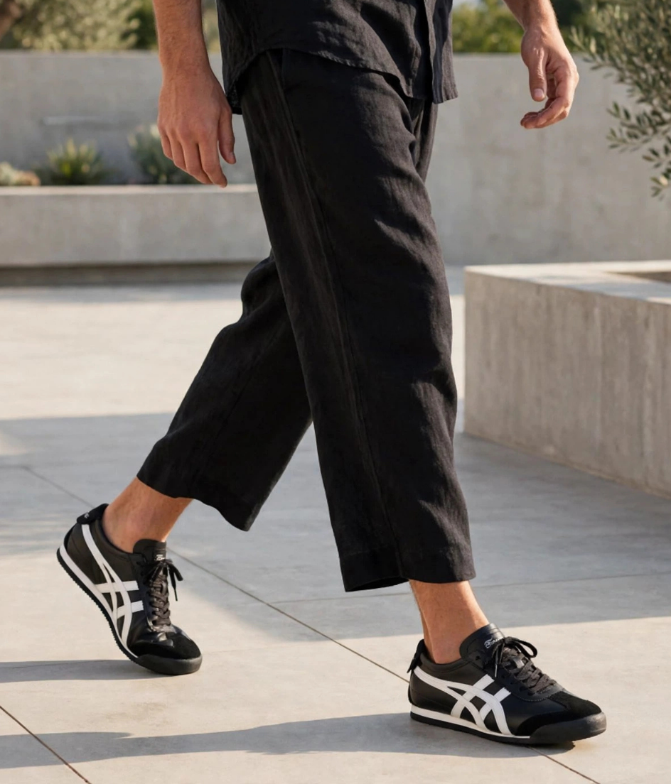 Gwenliza Tyger Siyah Beyaz Erkek Sneaker