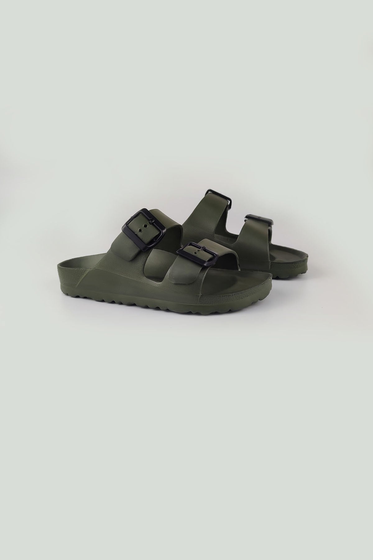 Unisex Gwenliza BIRKY Arizona Haki Yeşil Ortopedik Terlik
