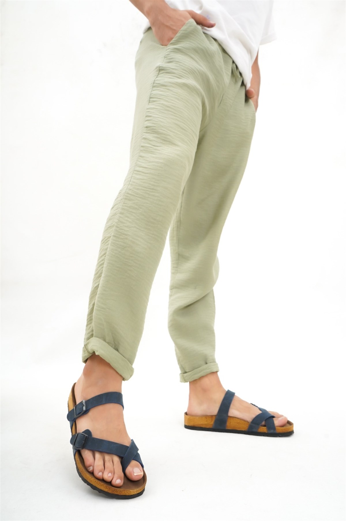Unisex Gwenliza Relaxcomfort Lacivert Terlik 