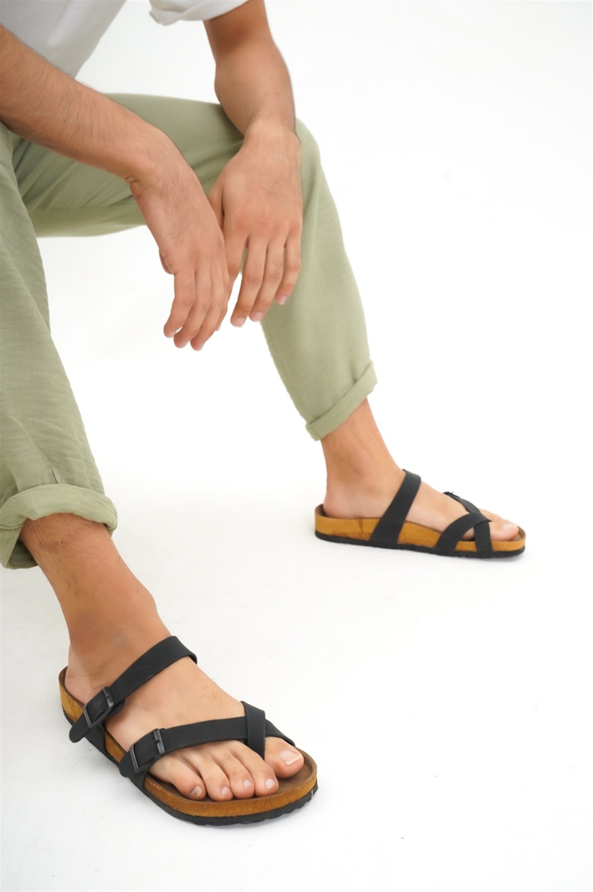 Unisex Gwenliza Relaxcomfort Siyah Terlik 