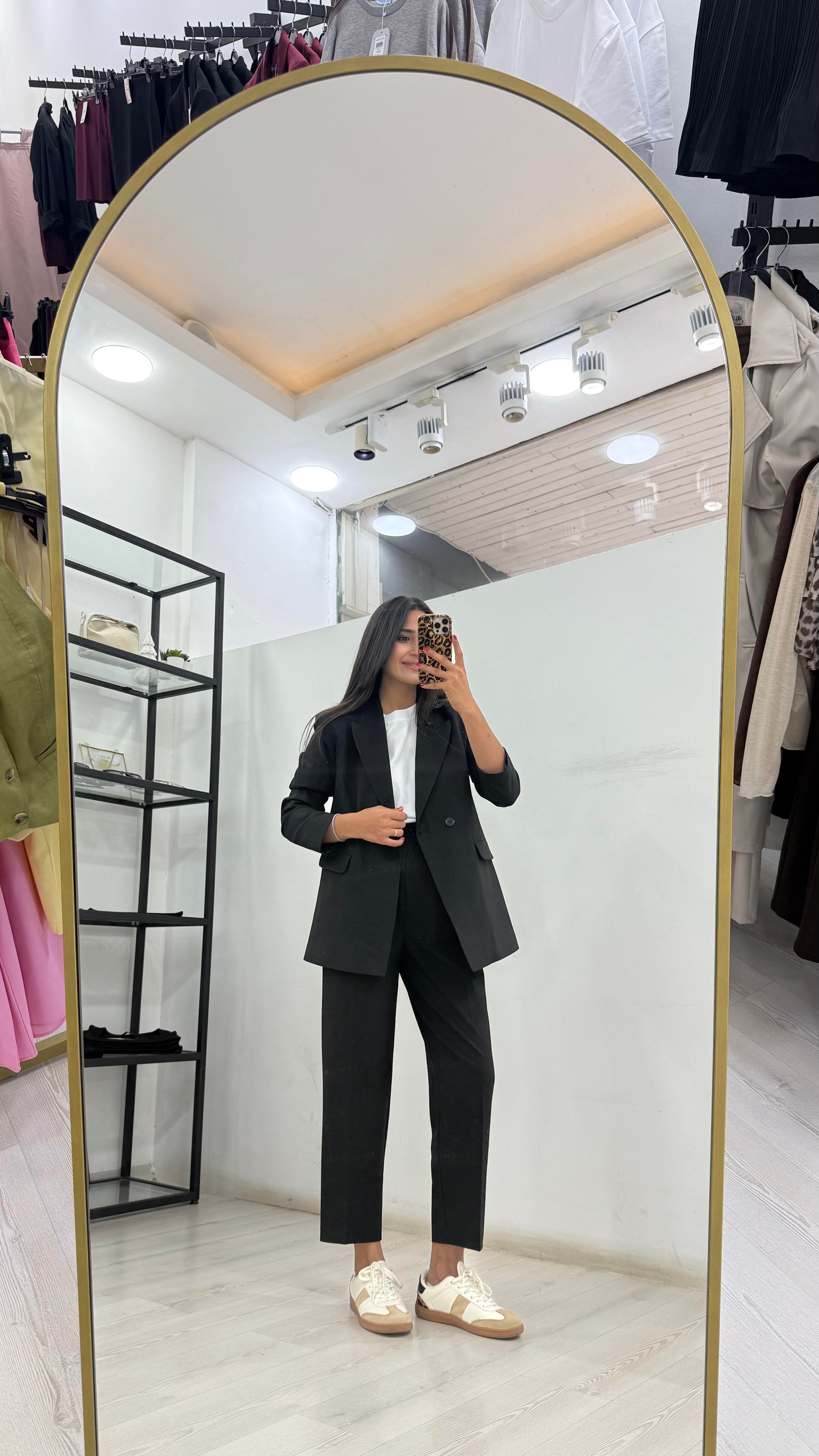Siyah Blazer Pantolon Takım 