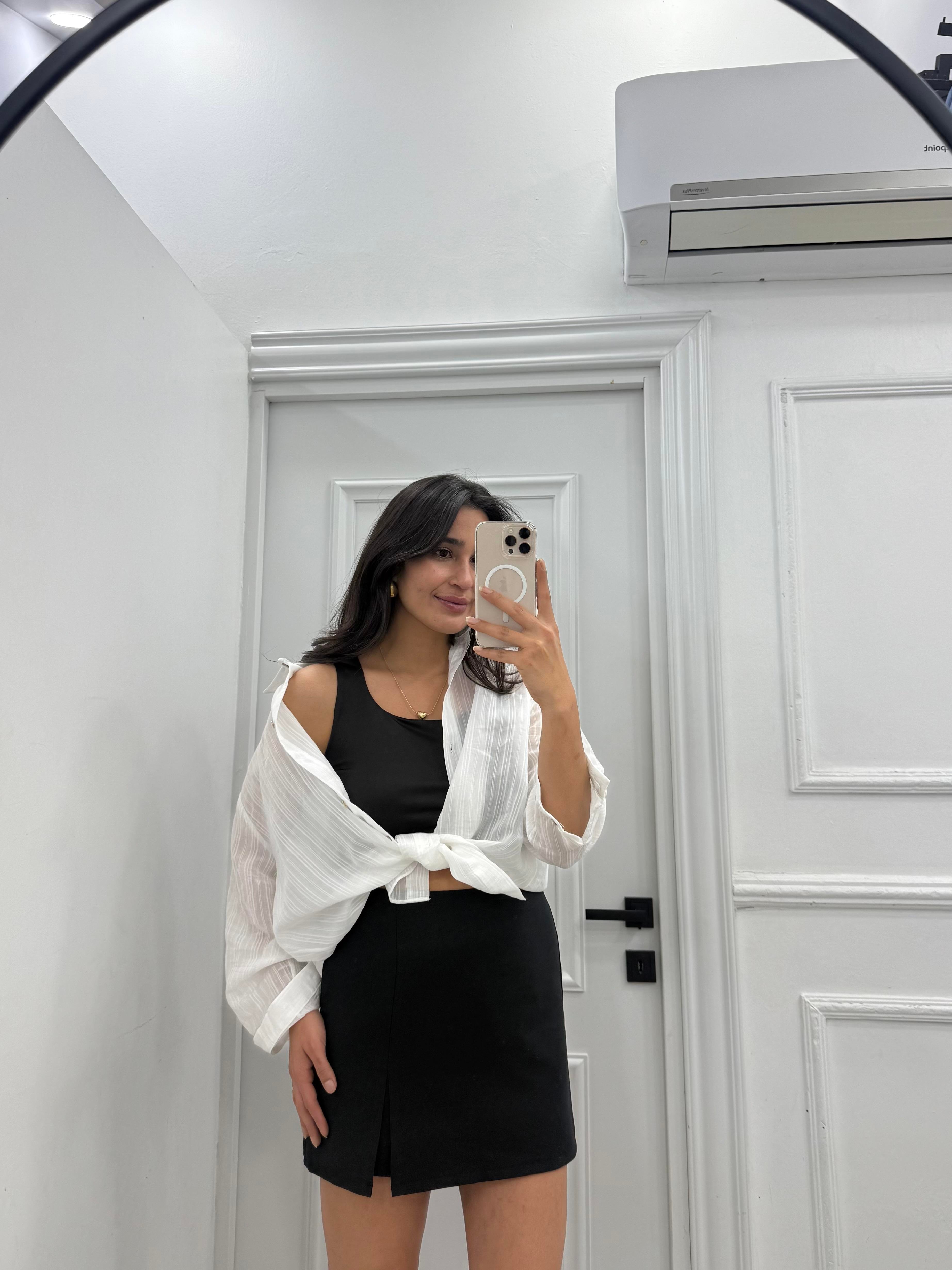 Siyah Şortlu Etek 