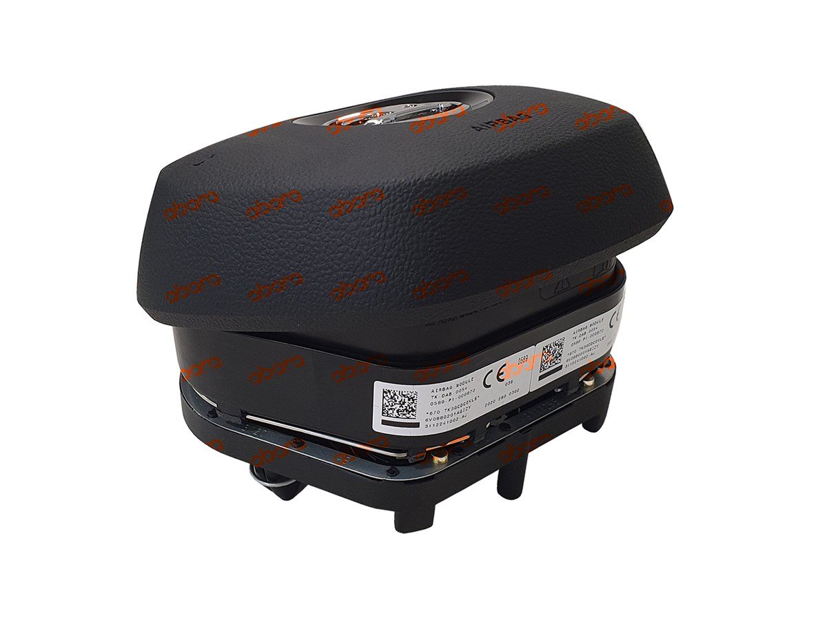 5E3419093AP- 5E3419093AT SKODA YENİ TİP ISITMALI F1'Lİ DİREKSİYON SİMİDİ VE AIRBAG