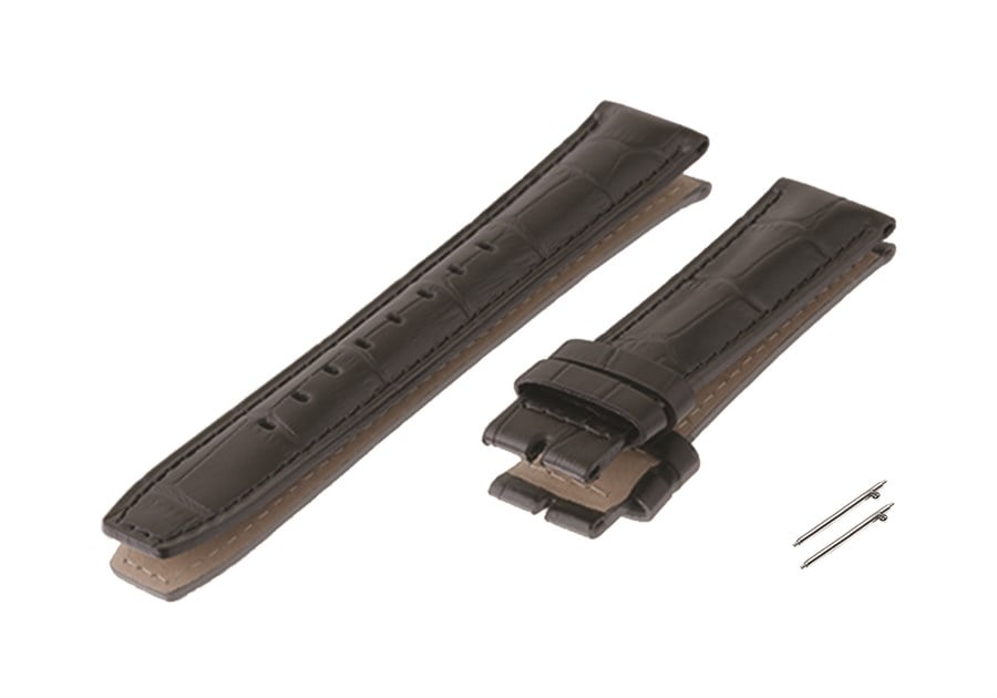  DKNY Modellere Uyumlu 20x18mm Hakiki Deri Saat Kordonu L07DKBK-B