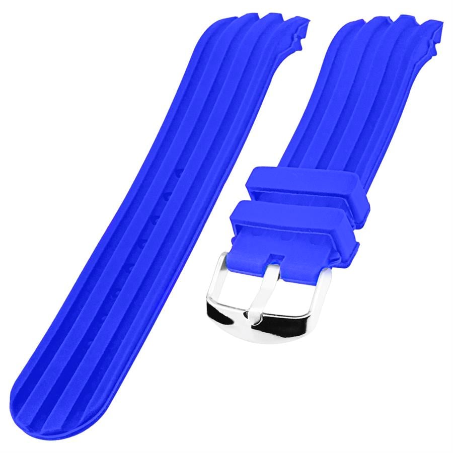  NAUTICA Modellere Uyumlu 24mm Silikon Saat Kordonu S01A2-M