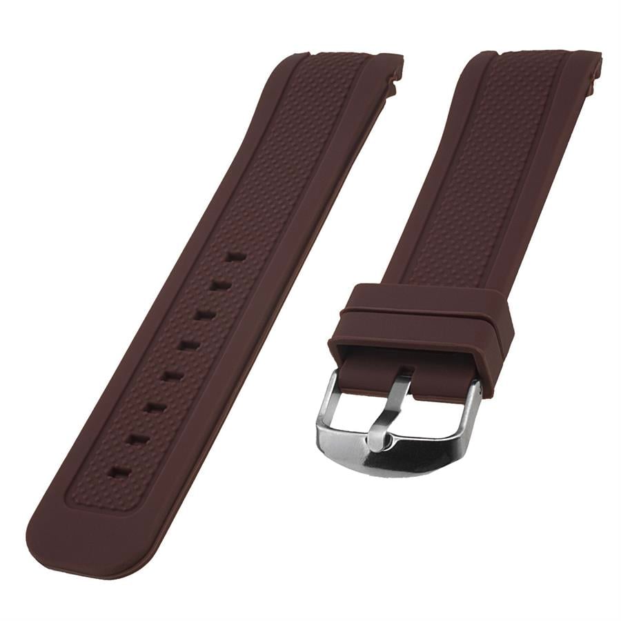 Armani Uyumlu S01A1-K Kahve Silikon Saat Kordonu