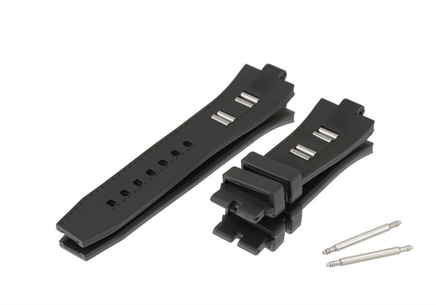 Bvlgari Uyumlu 9x25x22mm Silikon Saat Kordonu S27BLG 2D-B