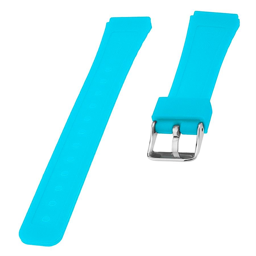 Casio F91 Uyumlu 18X16mm Mavi Silikon Saat Kordonu S02F91W-M