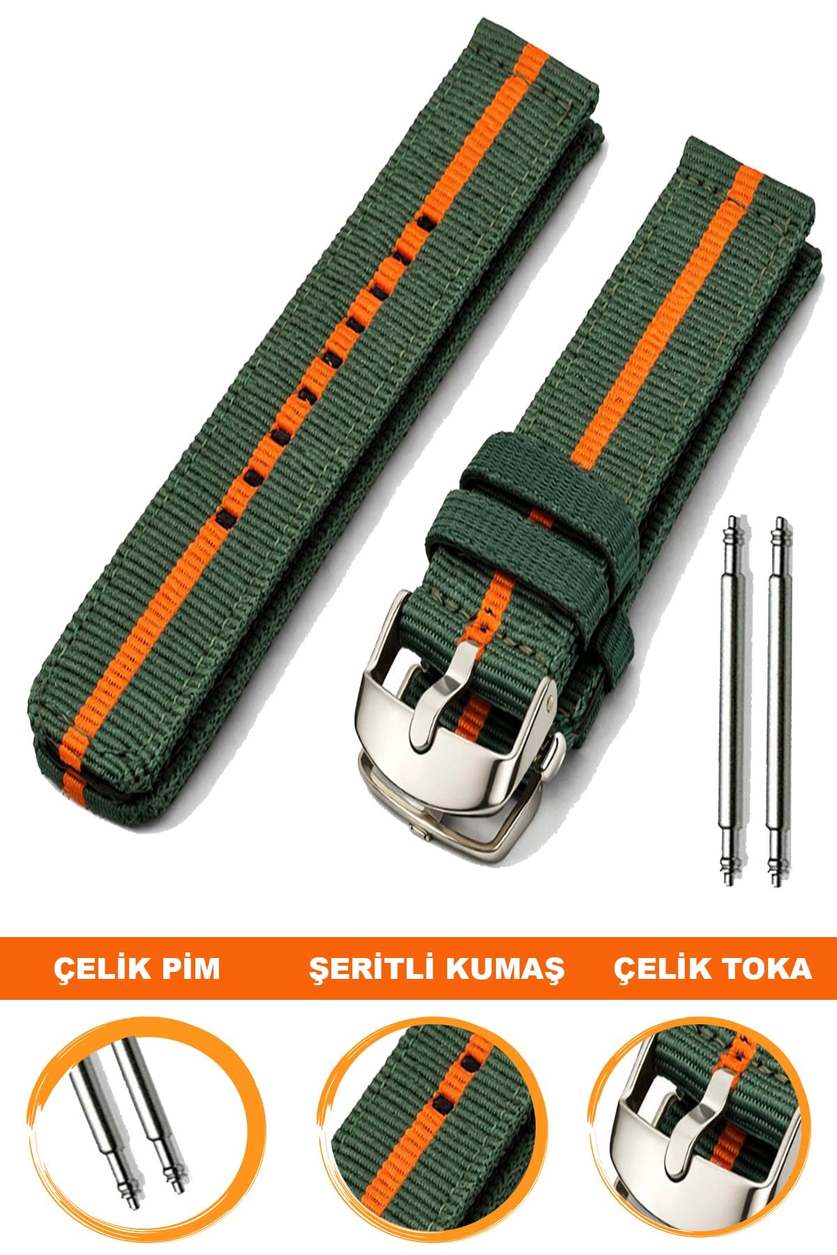 Cobra F32GR-GO Tekstil Saat Kordonu
