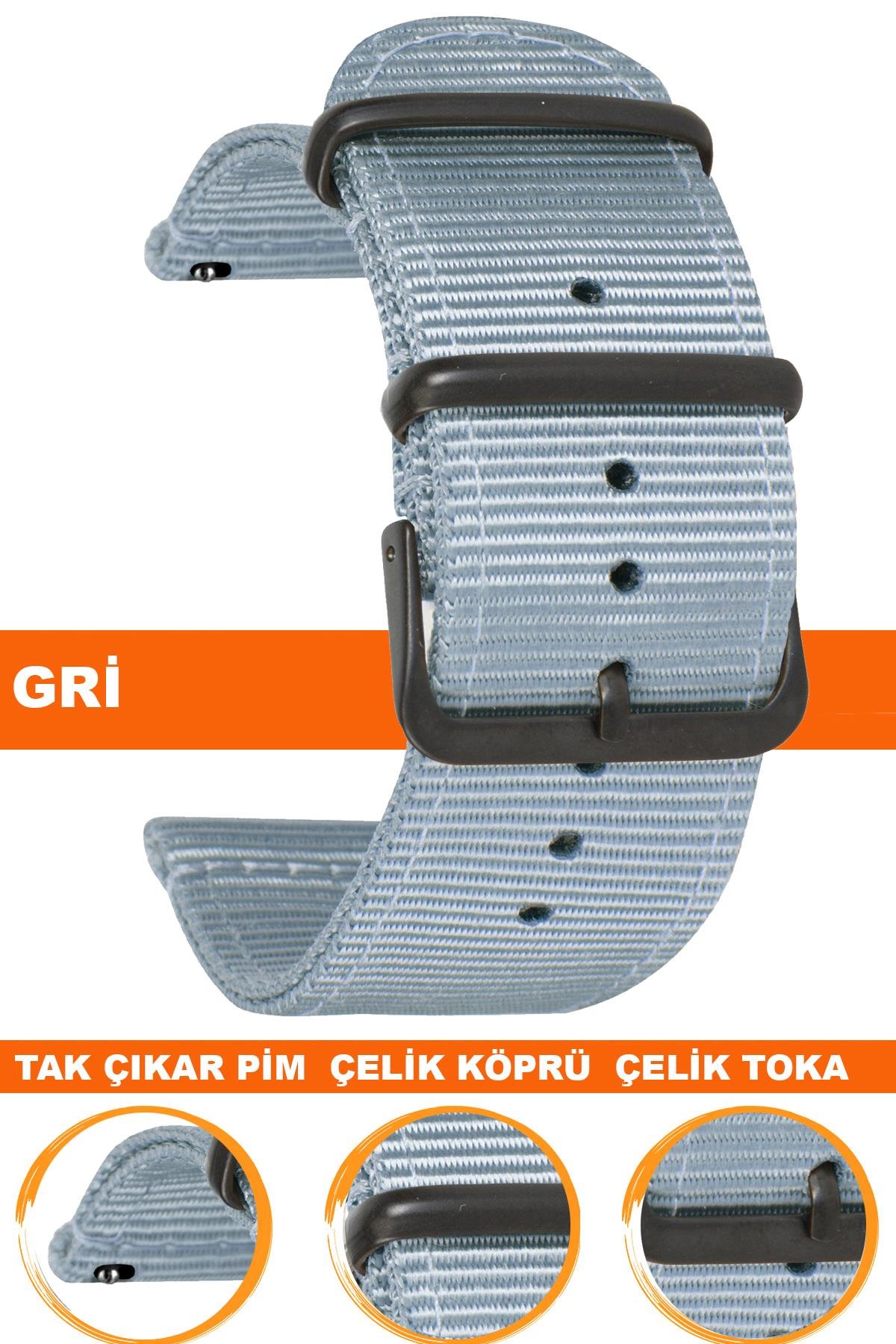 Cobra F39CLDB-GR Tekstil Saat Kordonu