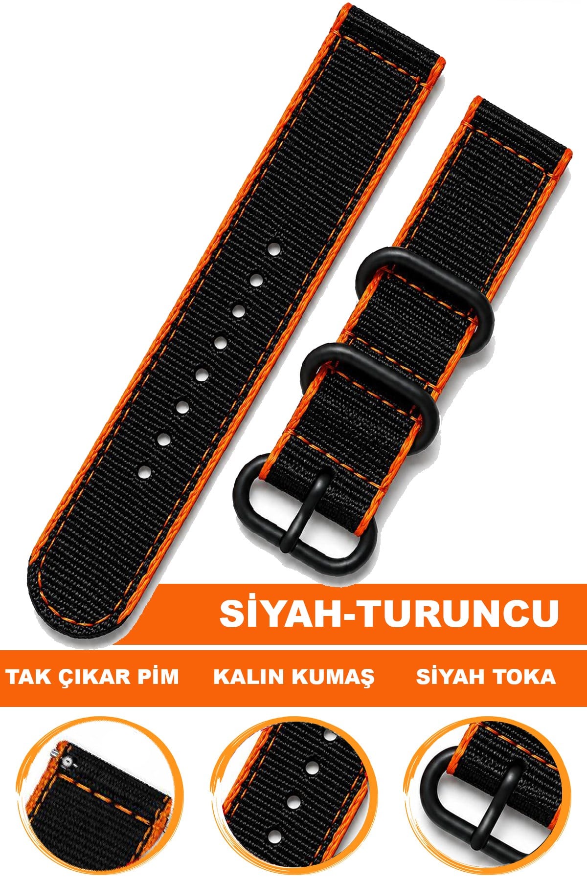 Cobra F39XWDB-BT Tekstil Saat Kordonu