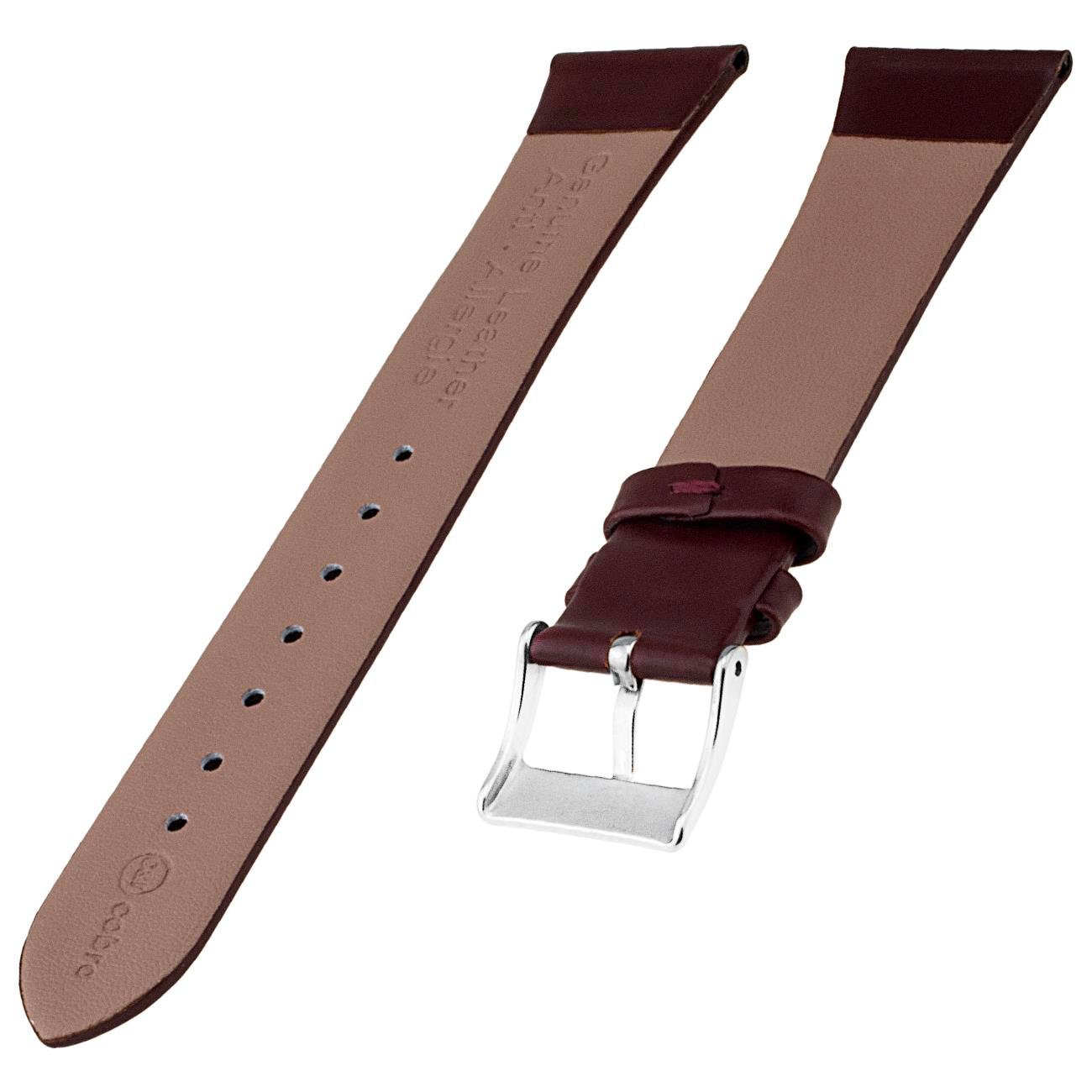 Cobra L04E-K Hakiki Deri Klasik Dikişsiz Saat Kordonu