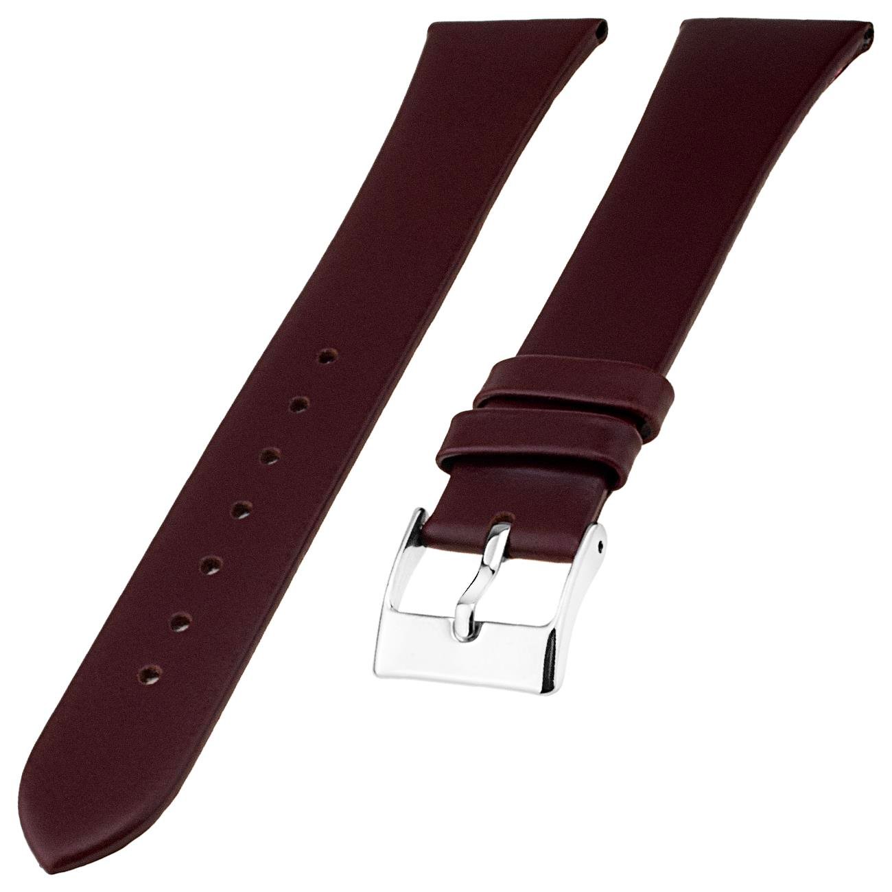 Cobra L04E-K Hakiki Deri Klasik Dikişsiz Saat Kordonu