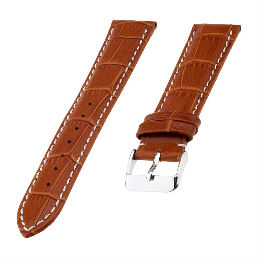 Cobra L04EV-TW Krokodil Desen Hakiki Deri Saat Kordonu