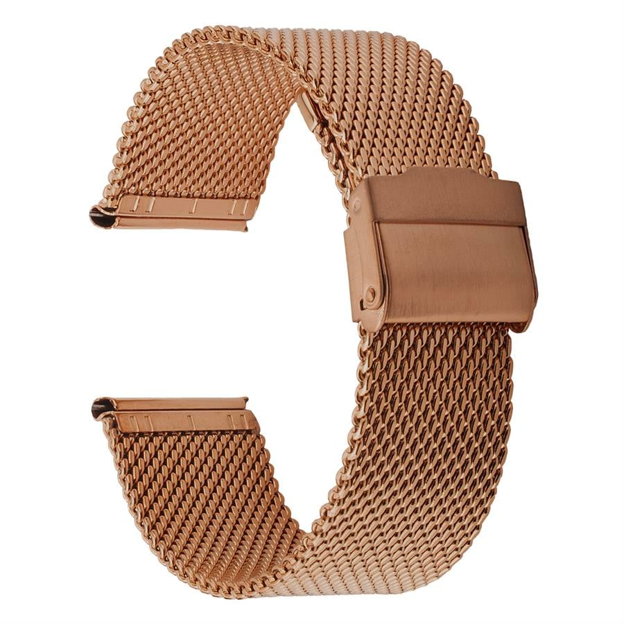 Cobra M16KH-K Kalın Hasır Kahverengi Renk Paslanmaz Çelik Saat Kordonu