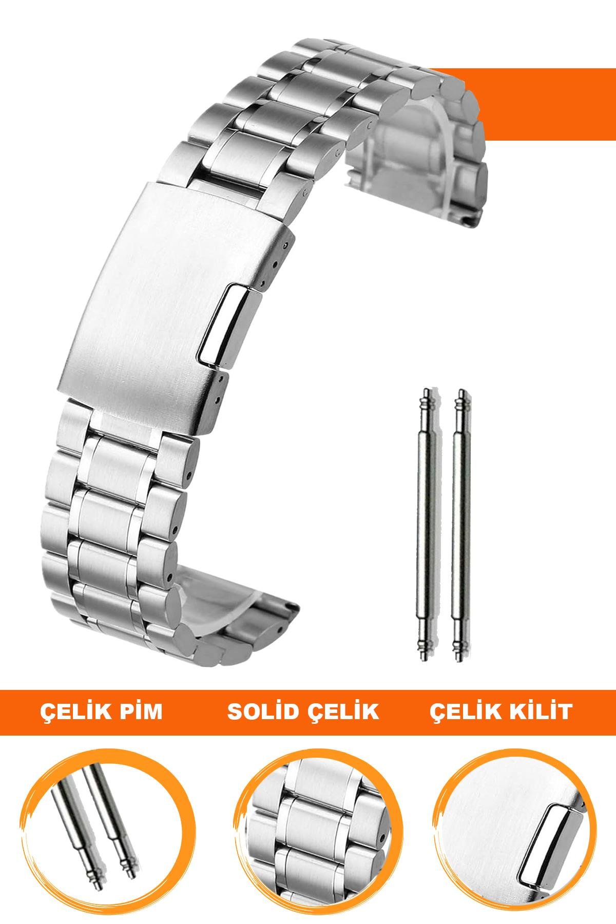 Cobra M16PD3-S Orjinal Paslanmaz Metal Saat Kordonu