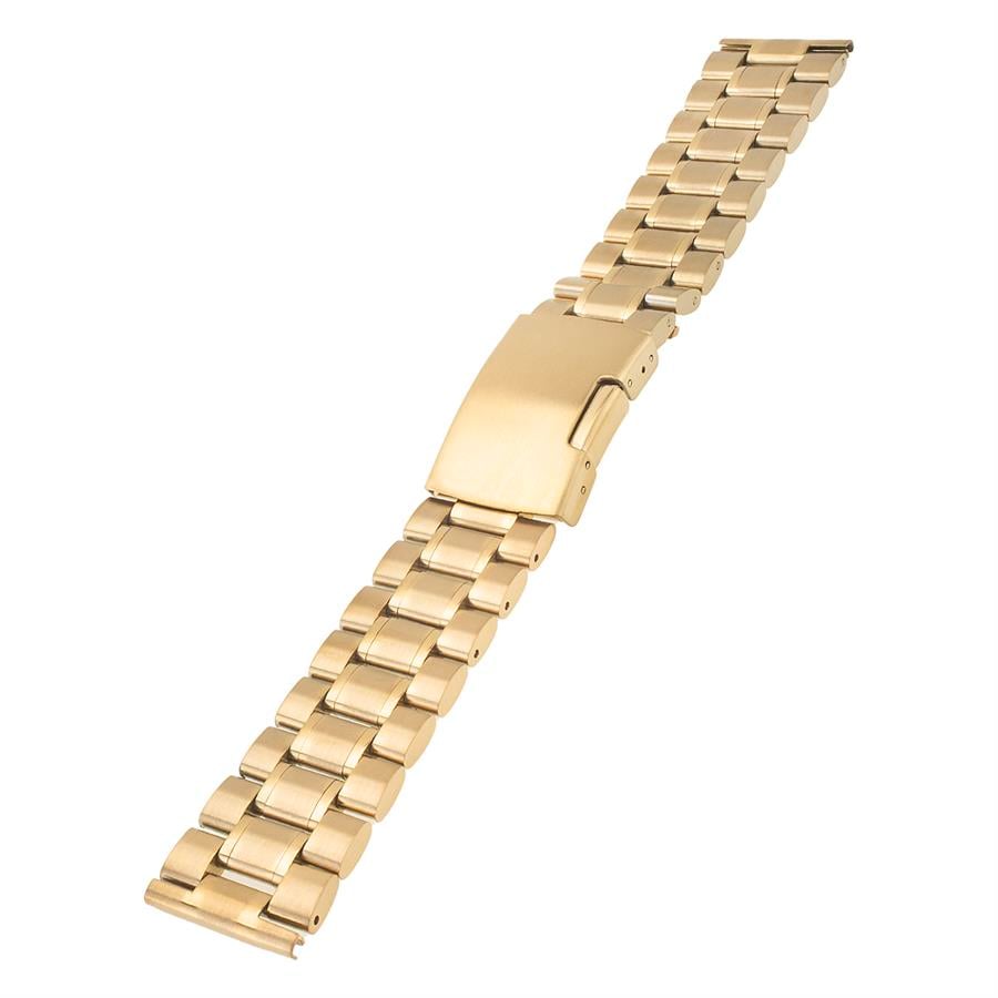 Cobra M16SSE-G Dolu Paslanmaz Çelik Gold Renk Saat Kordonu