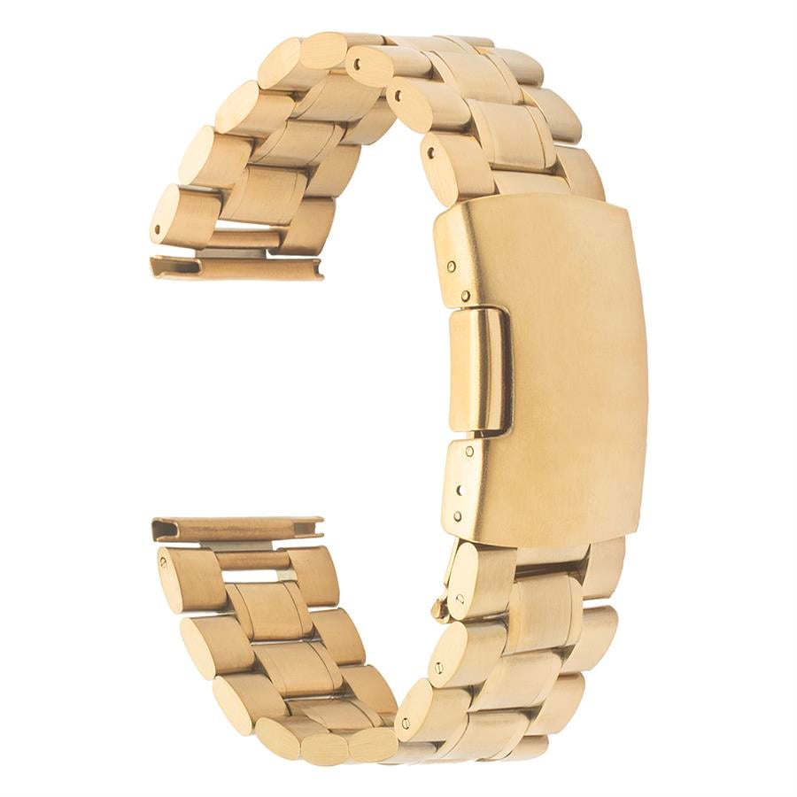 Cobra M16SSE-G Dolu Paslanmaz Çelik Gold Renk Saat Kordonu