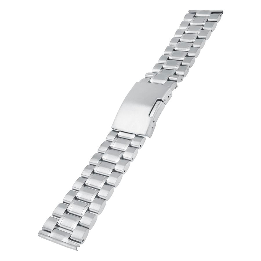 Cobra M16SSE-S Dolu Paslanmaz Çelik Gümüş Renk Saat Kordonu