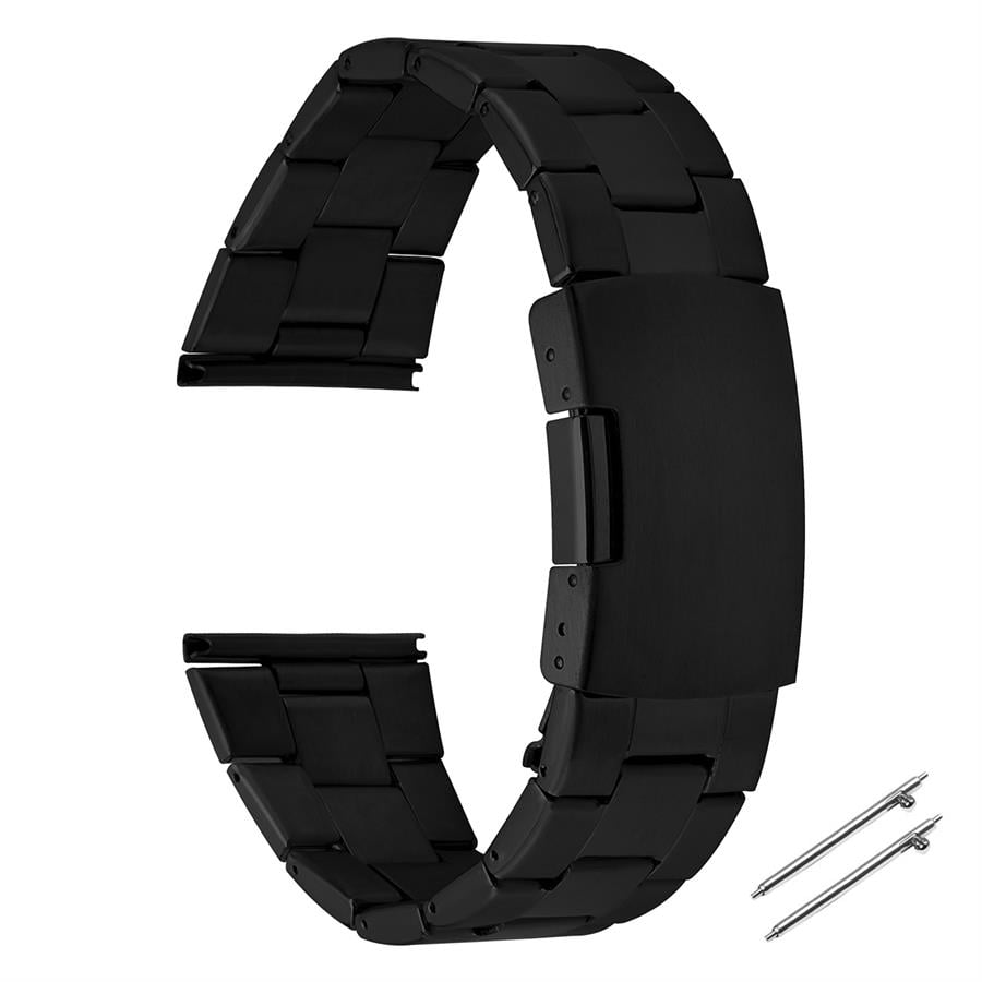 Cobra M24YB-B Orjinal Çelik Siyah Renk Metal Saat Kordonu