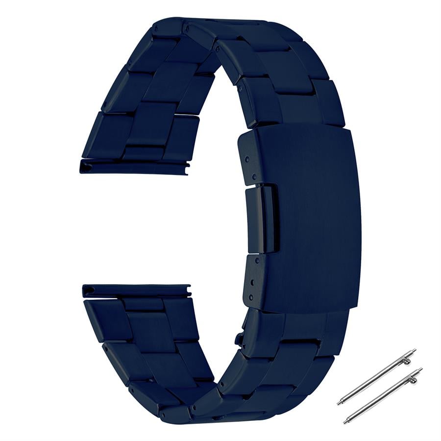 Cobra M24YB-L Orjinal Çelik Lacivert Renk Metal Saat Kordonu 