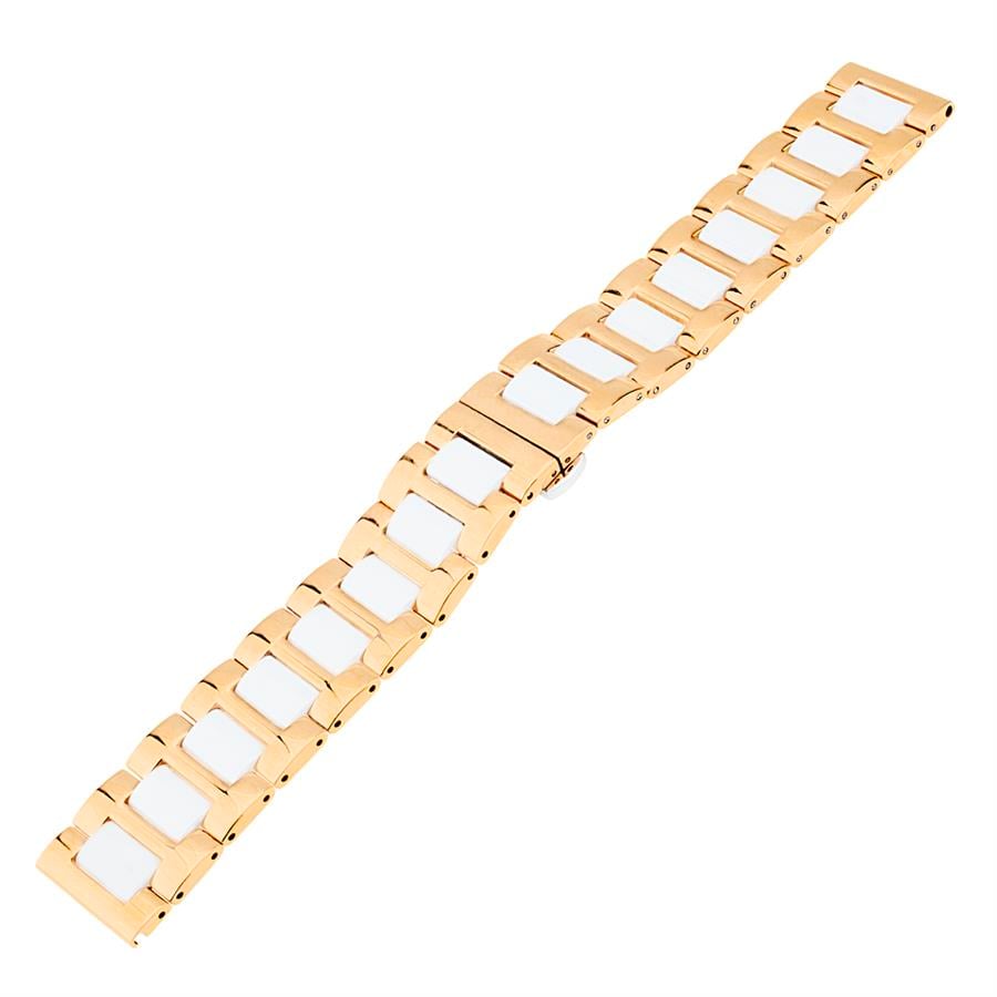 Cobra MS19GL-RW Orjinal Beyaz Seramik Rose Metal Saat Kordonu