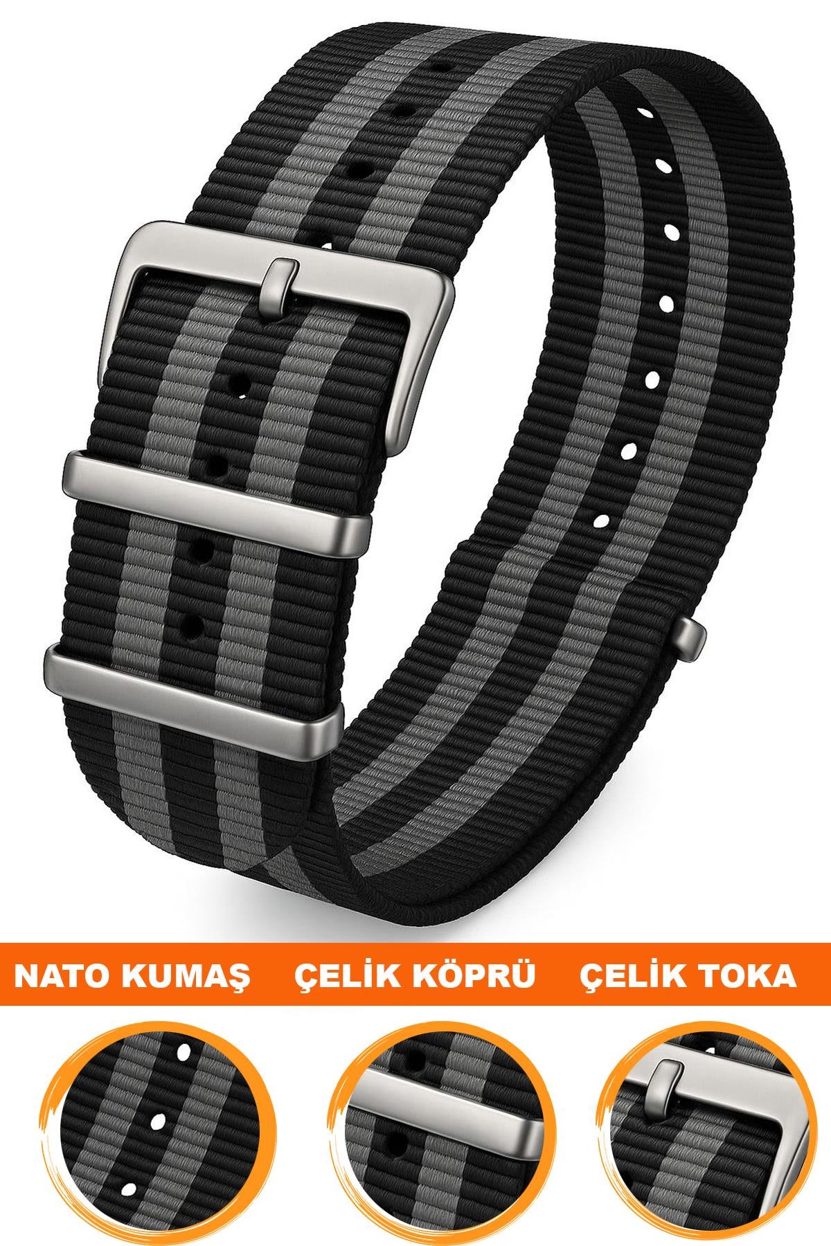 Cobra N32NYL3-BG Nato Saat Kordonu