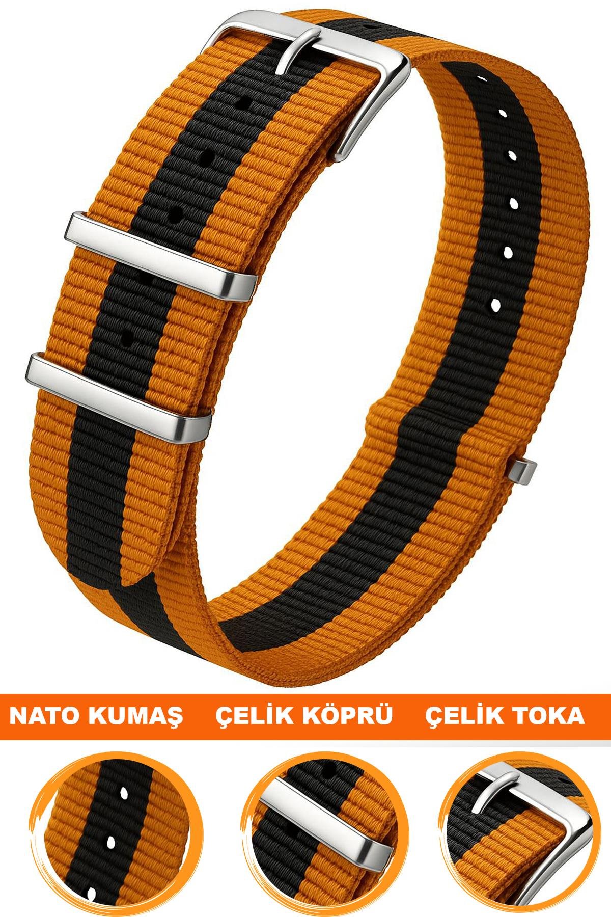 Cobra N32NYL3-OB Nato Saat Kordonu