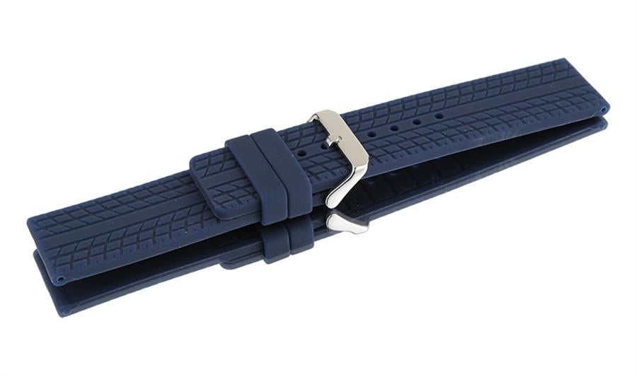 Cobra R14057-L Lastik Desen Kauçuk Saat Kordonu