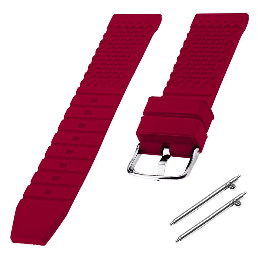 Cobra S01A16-BR Bordo Silikon Saat Kordonu