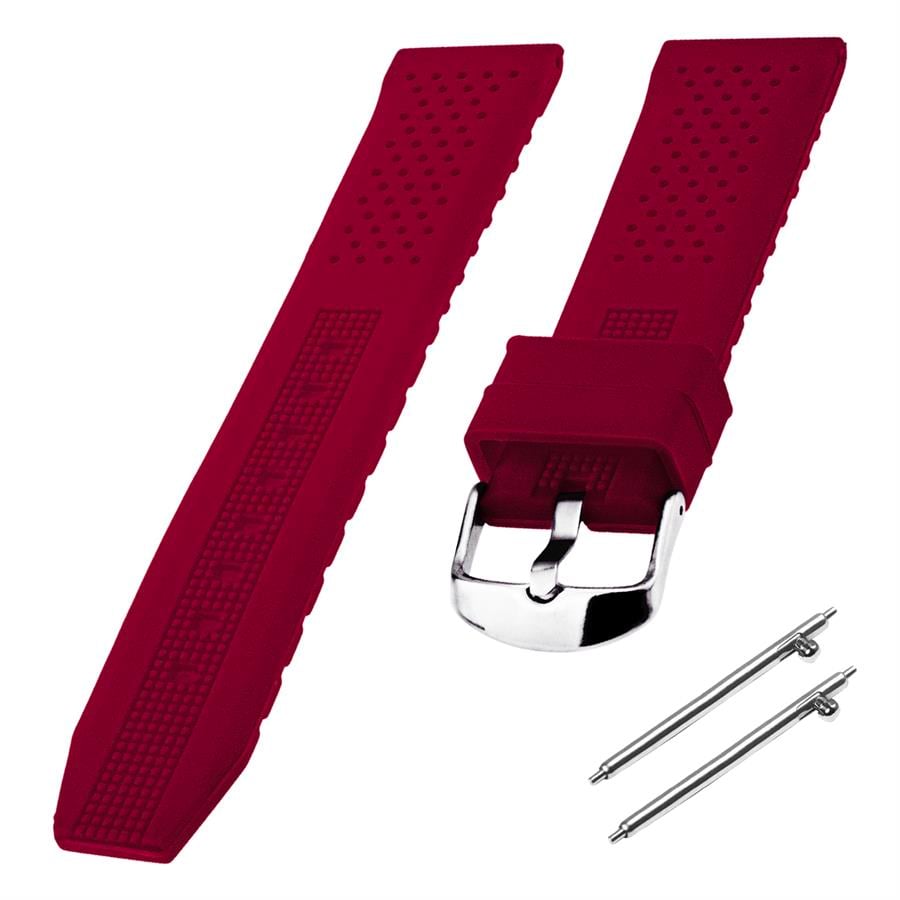 Cobra S01A16-BR Bordo Silikon Saat Kordonu