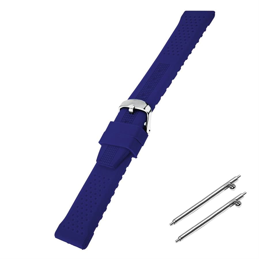 Cobra S01A16-DB Koyu Mavi Silikon Saat Kordonu