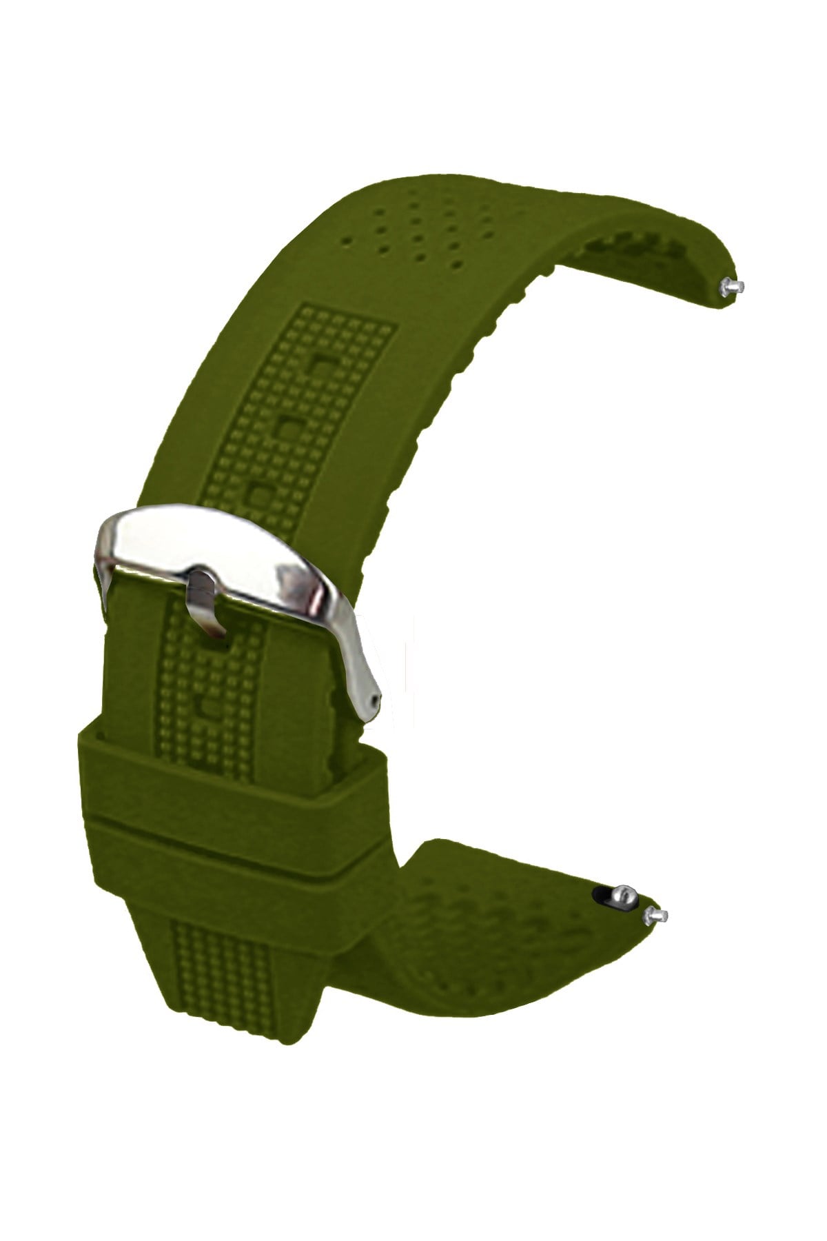 Cobra S01A16-DG Haki Silikon Saat Kordonu