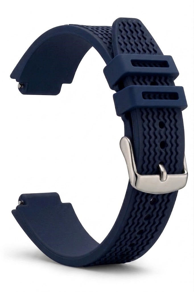 Cobra S01A17-L Lacivert Silikon Saat Kordonu
