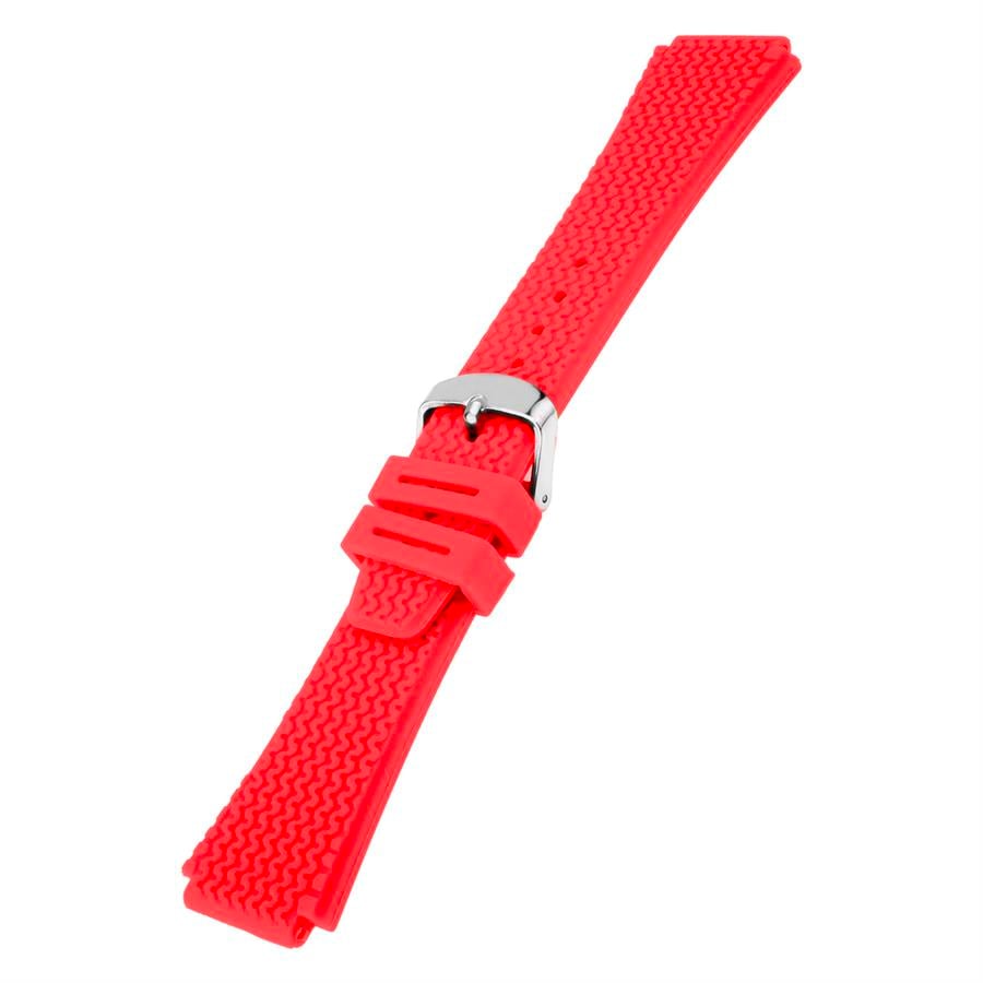 Cobra S01A17-R Kırmızı Silikon Saat Kordonu