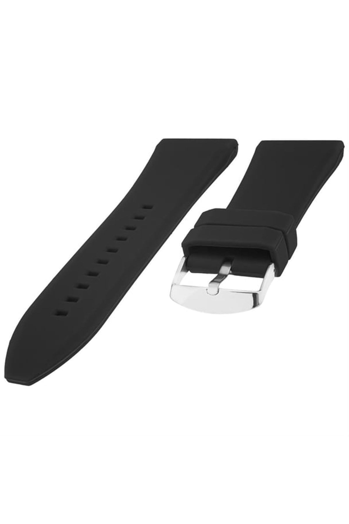 Cobra S01A36-B Siyah Silikon Saat Kordonu