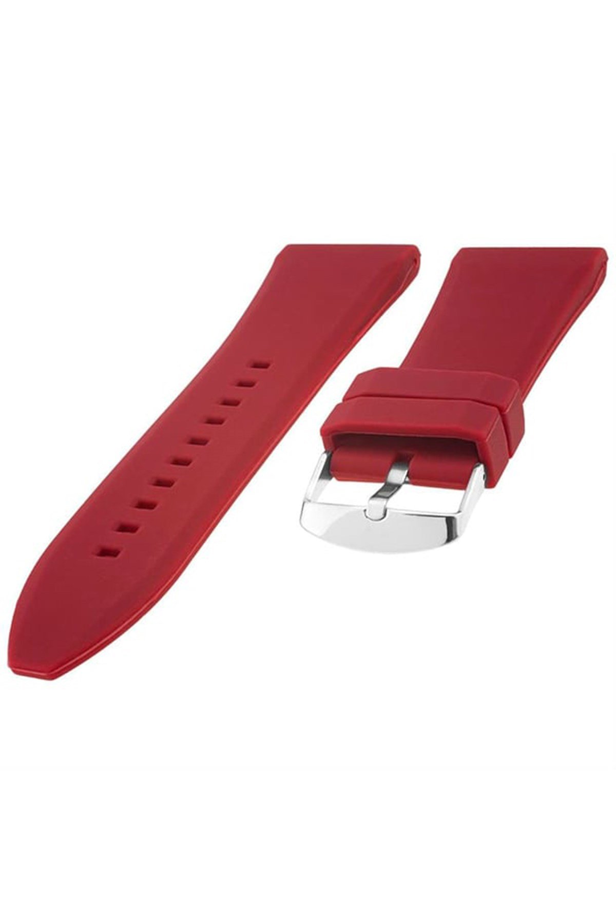 Cobra S01A36-DR Bordo Silikon Saat Kordonu