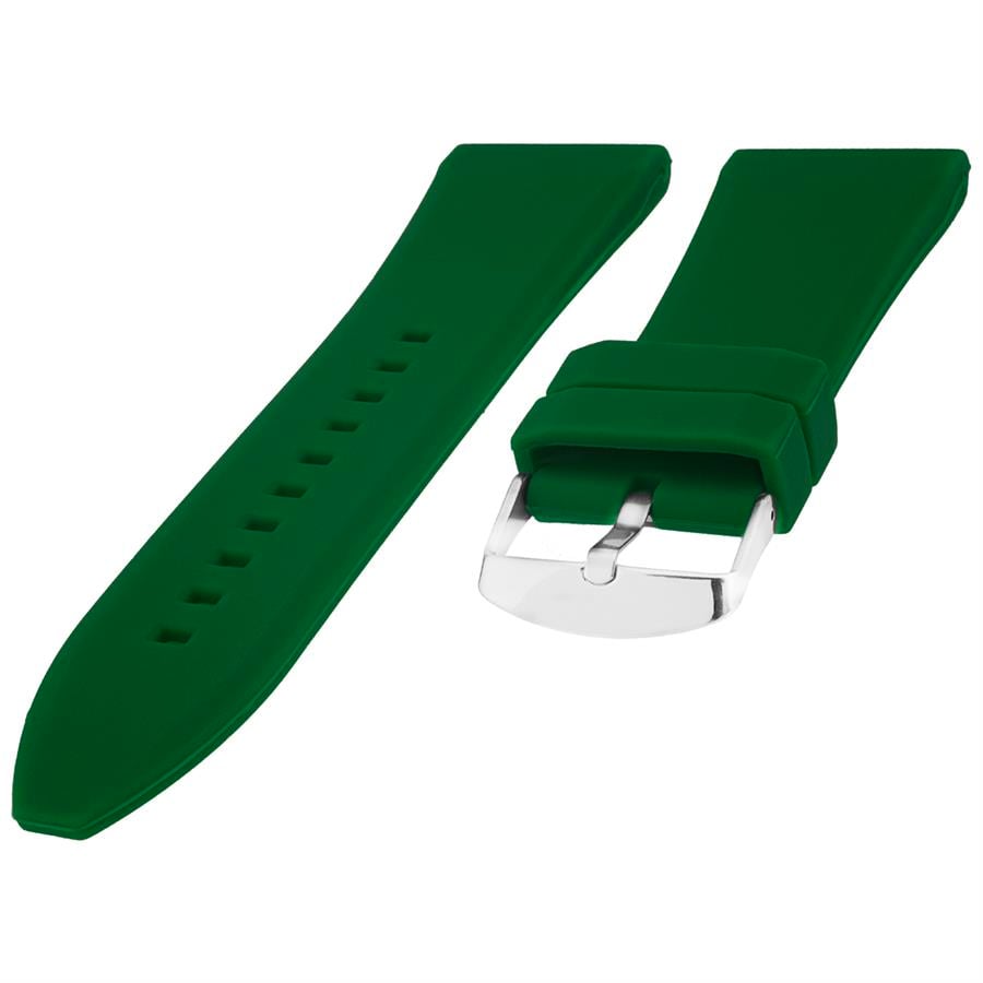 Cobra S01A36-G Yeşil Silikon Saat Kordonu